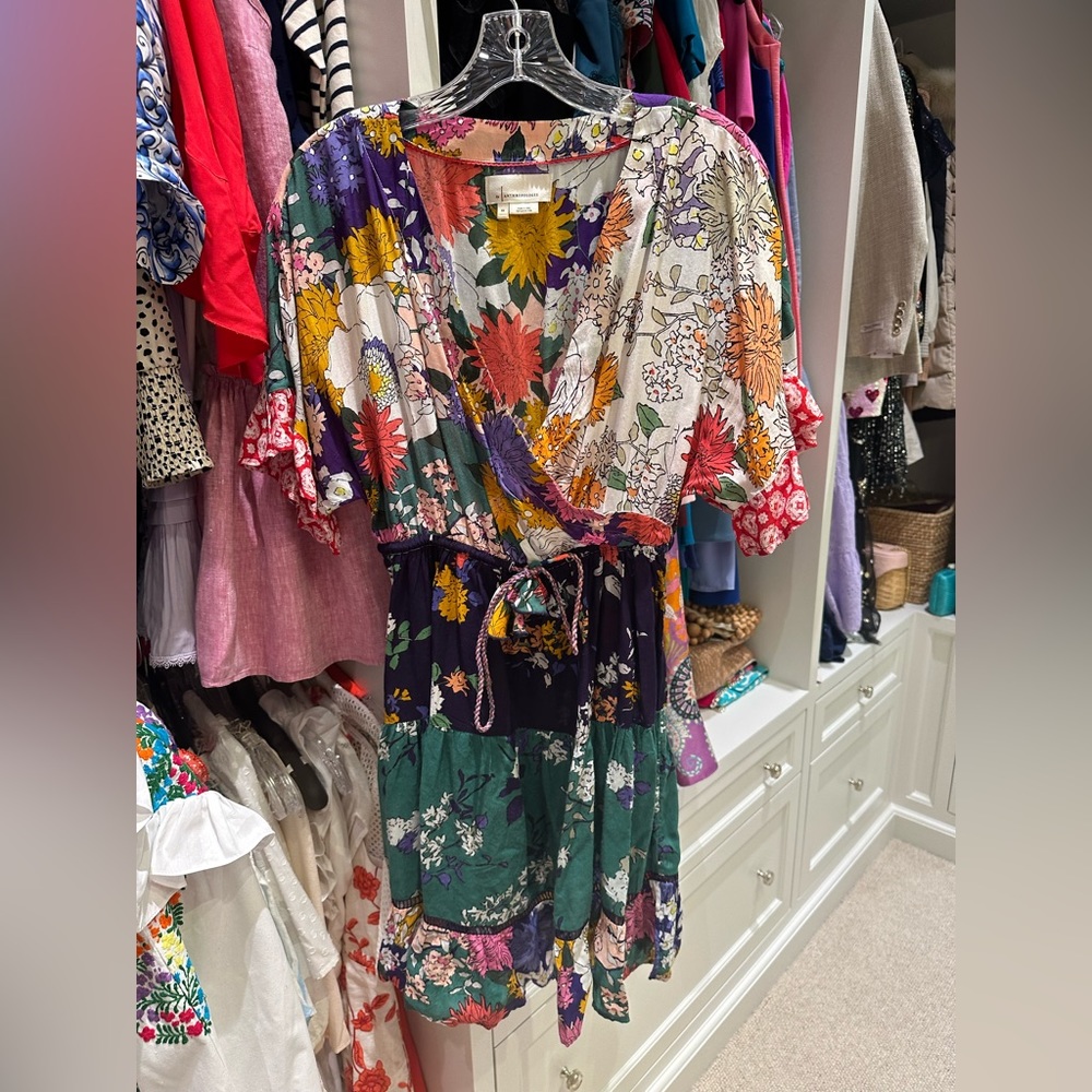Anthropology colorful dress